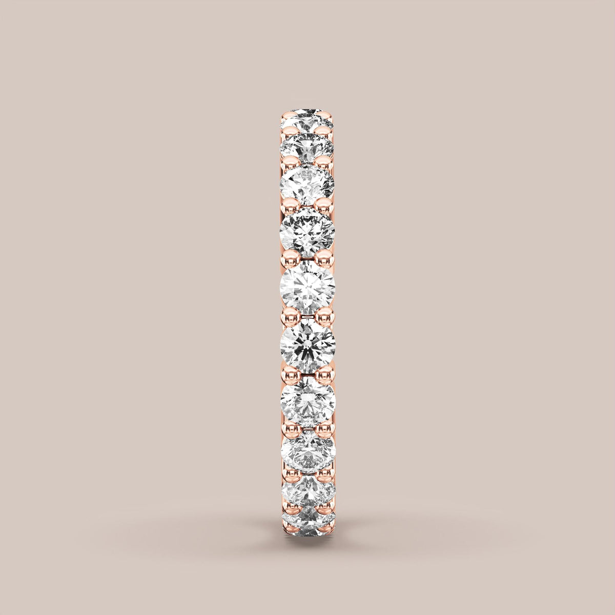 Shared Prong Diamond Band Full Eternity