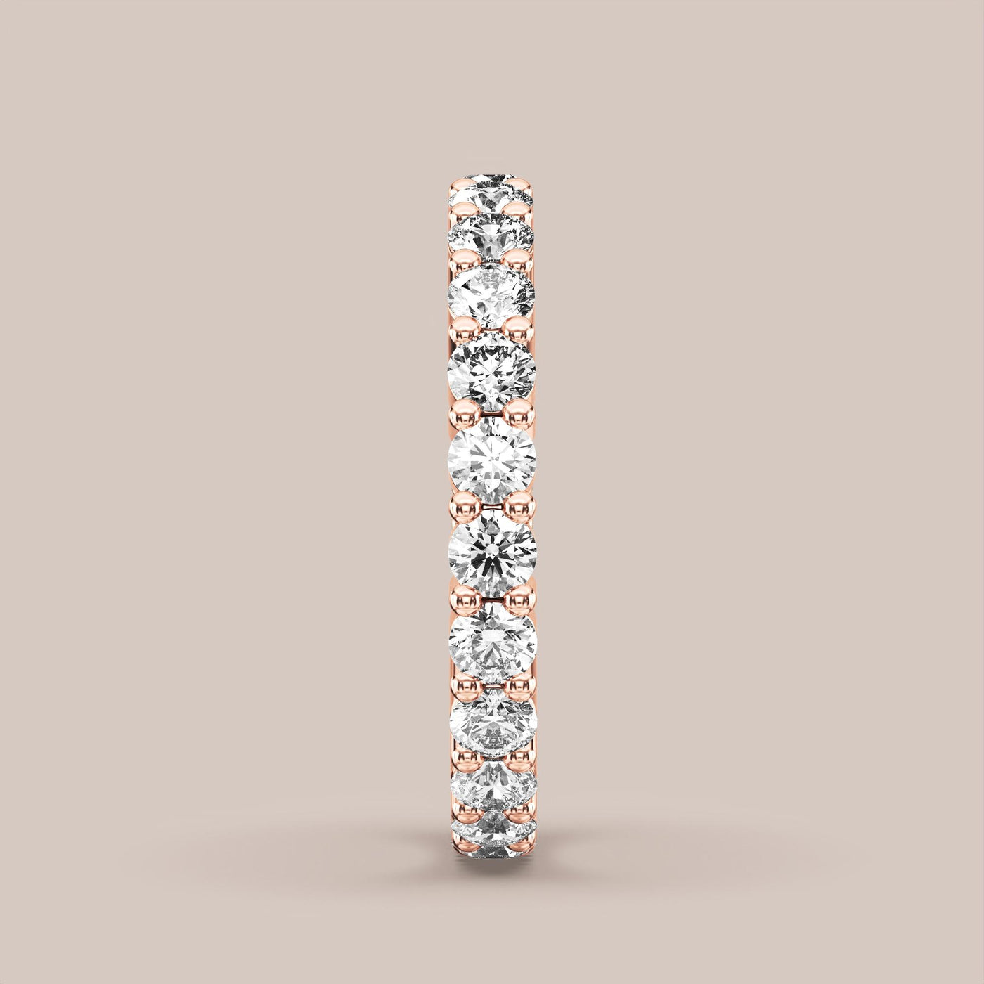 Shared Prong Diamond Band Full Eternity