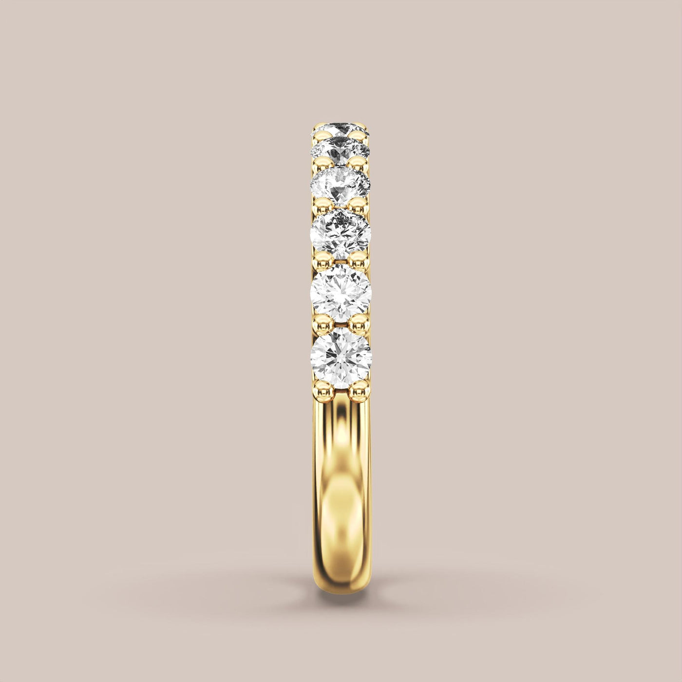 Shared Prong Diamond Band Half Eternity