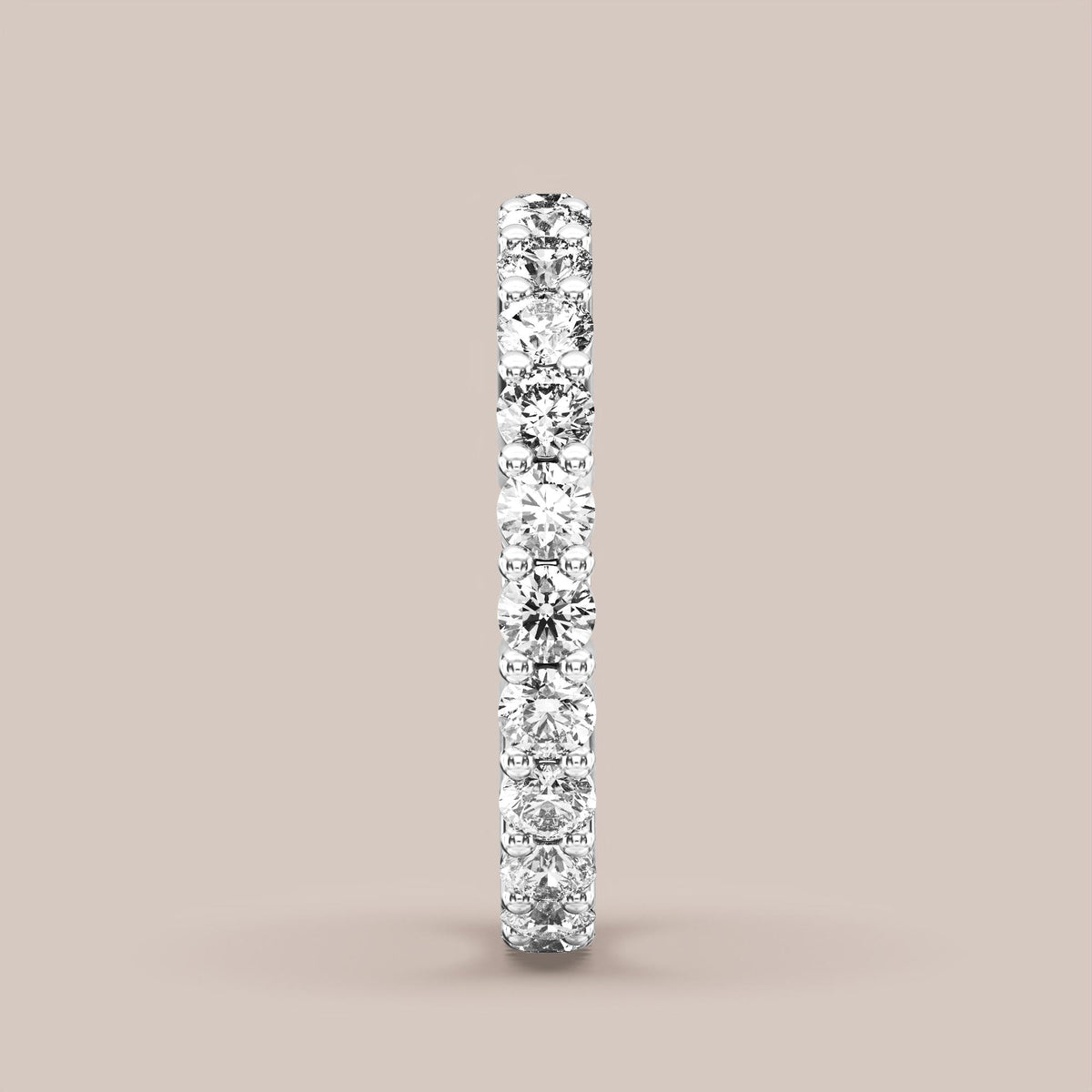 Shared Prong Diamond Band Full Eternity