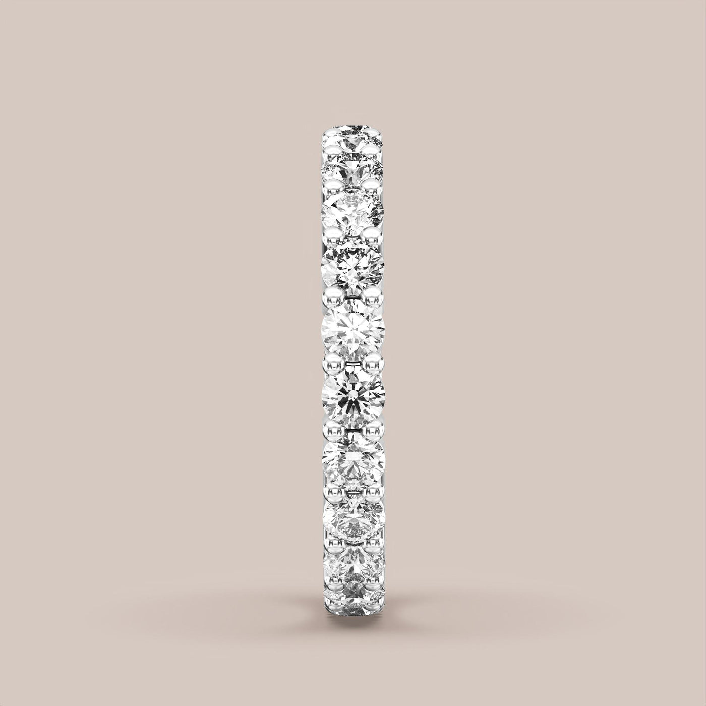 Shared Prong Diamond Band Full Eternity