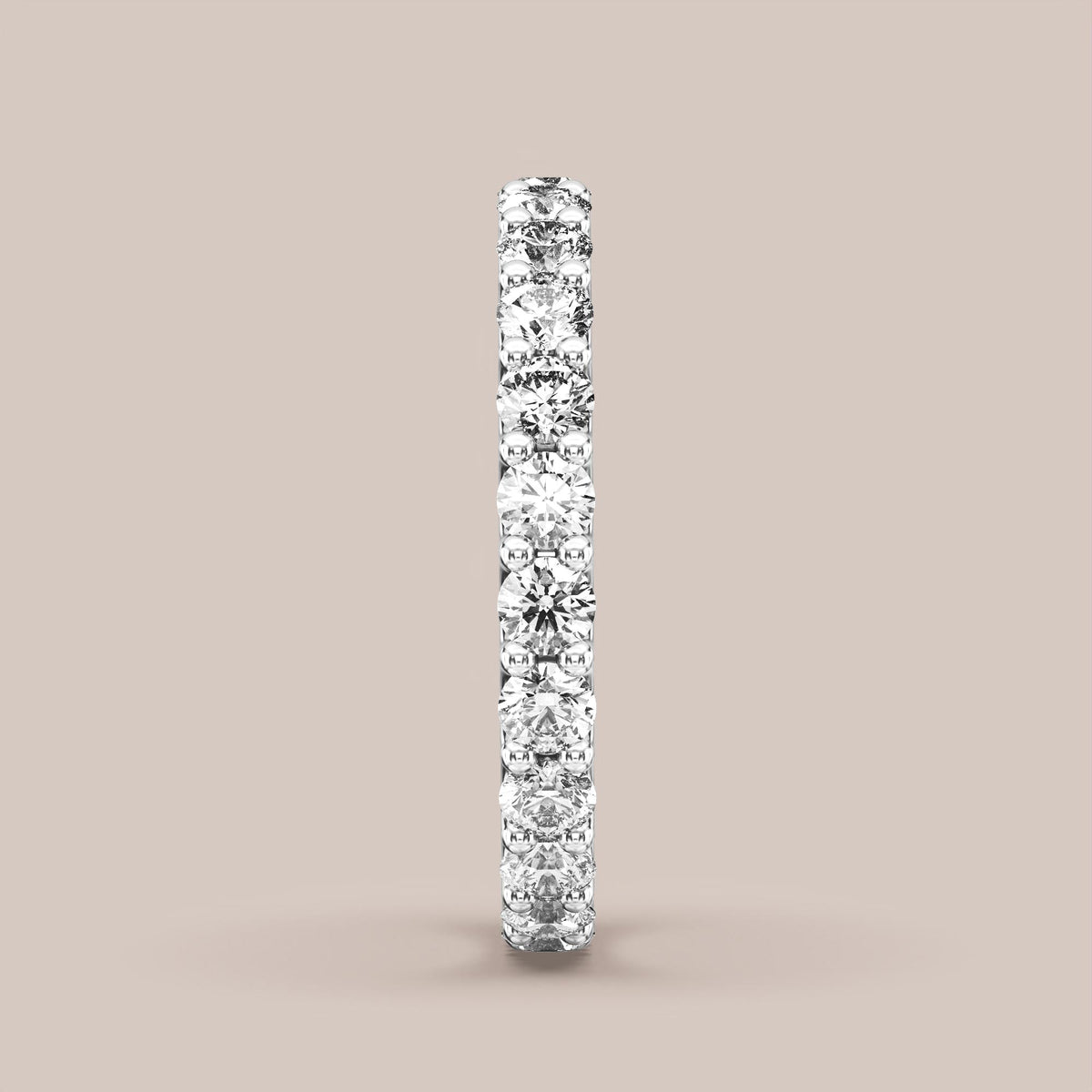 Scallop Diamond Band Full Eternity