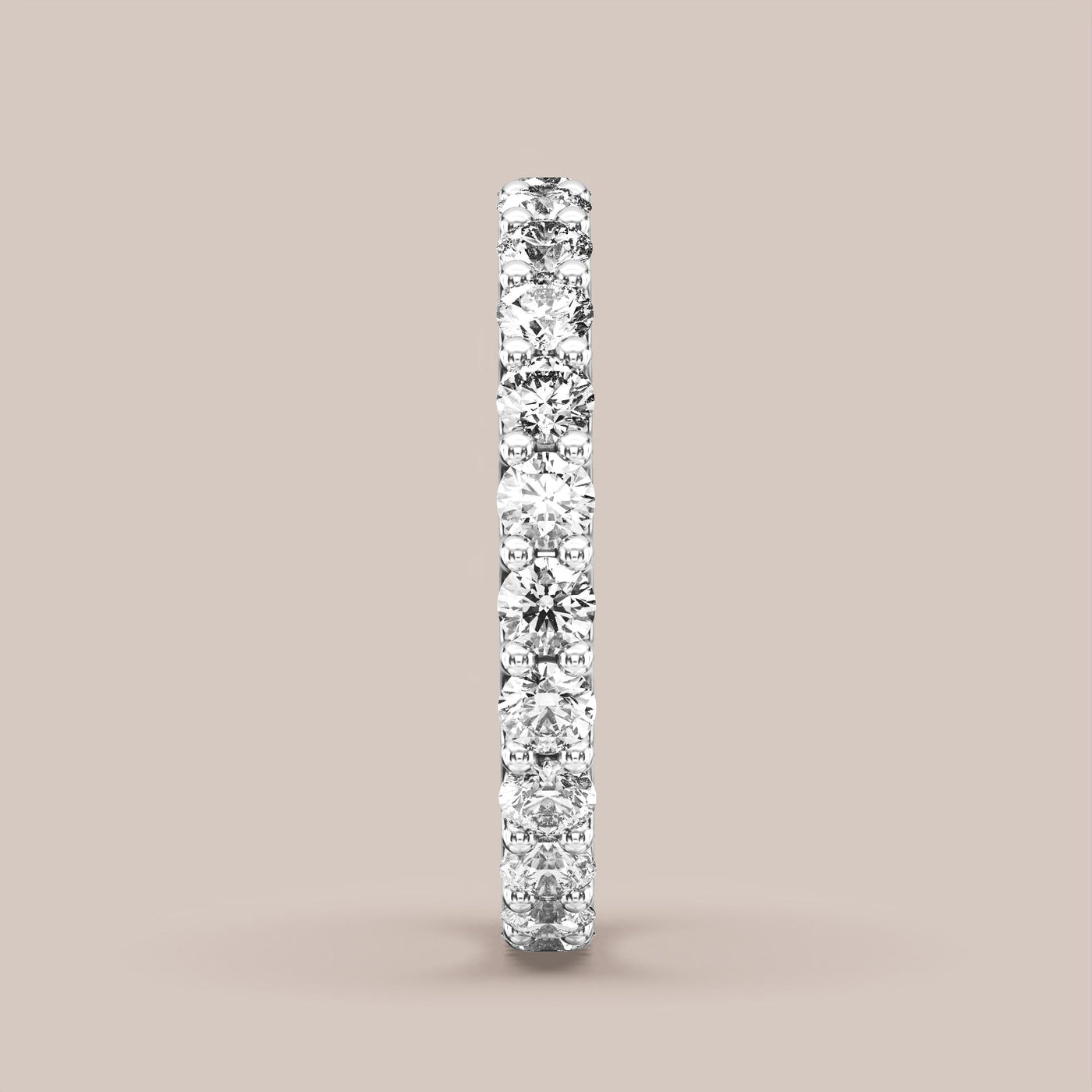 Scallop Diamond Band Full Eternity