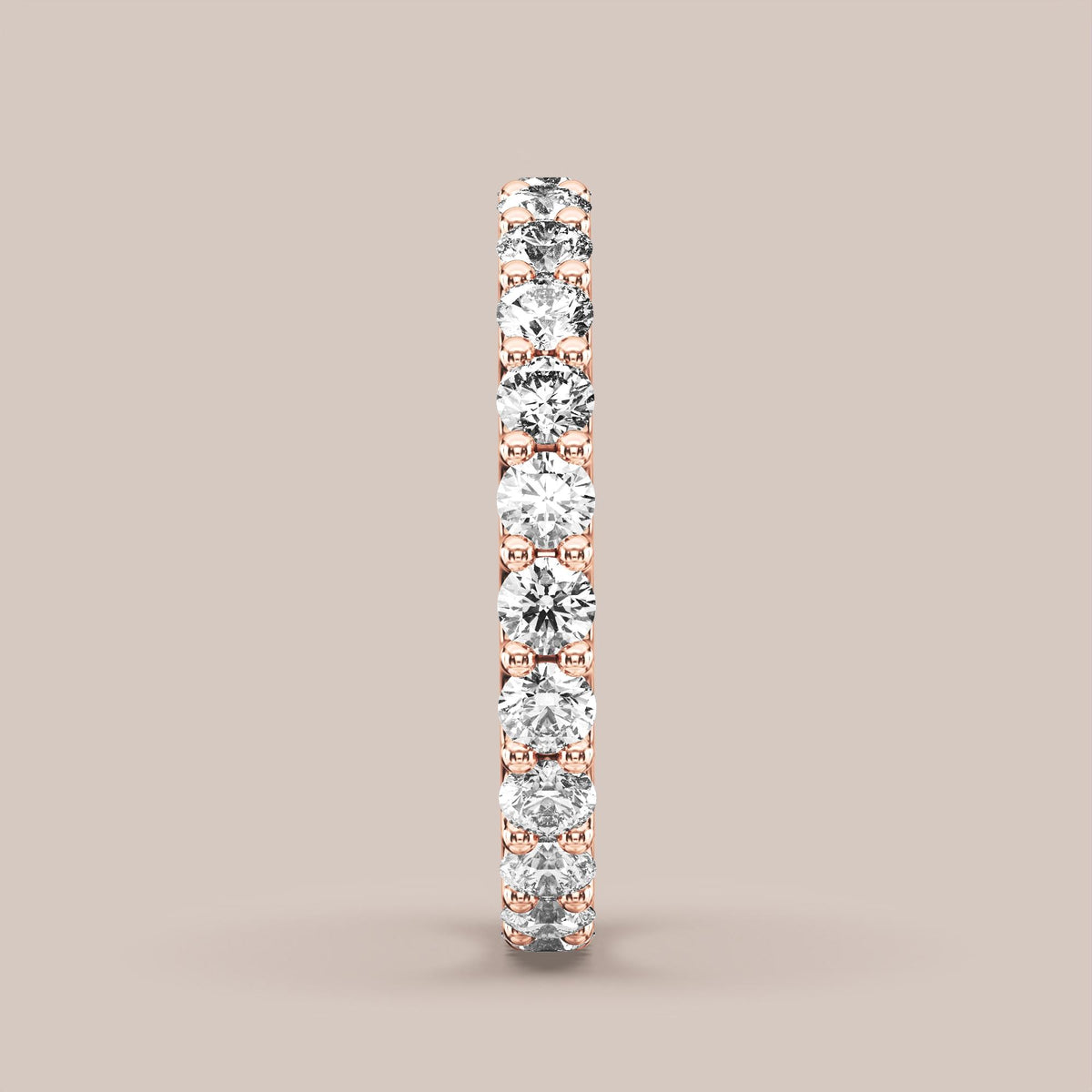 Scallop Diamond Band Full Eternity