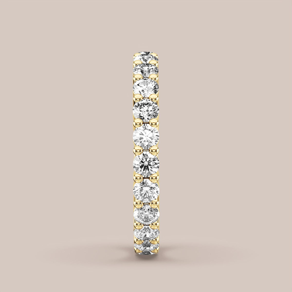 Shared Prong Diamond Band Full Eternity