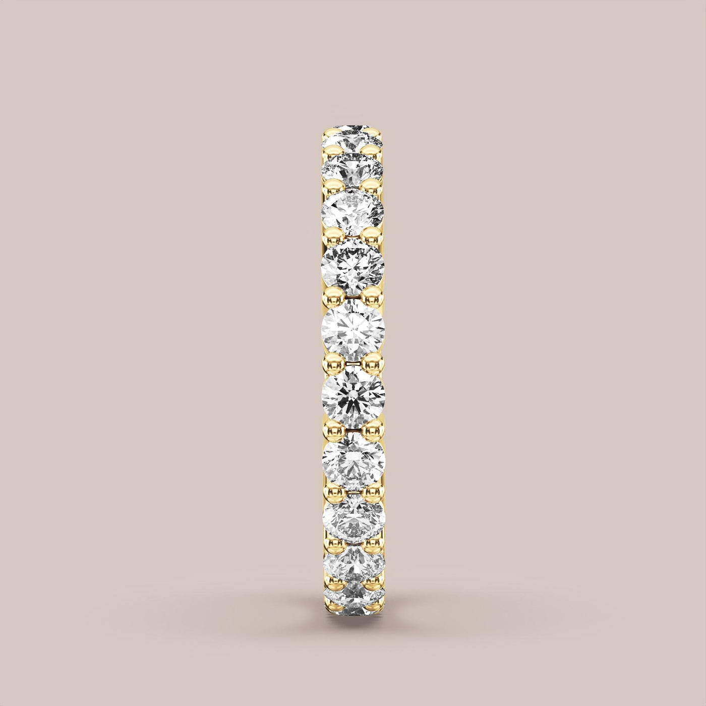 Shared Prong Diamond Band Full Eternity
