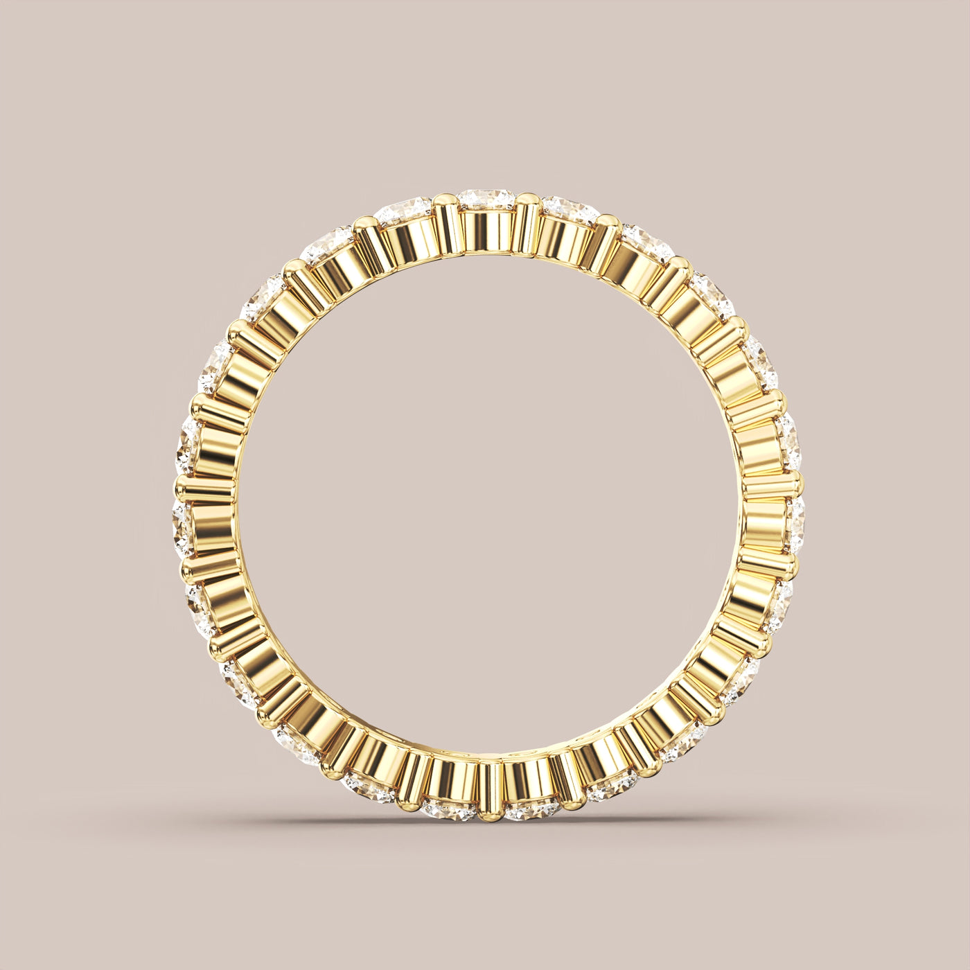 Shared Prong Diamond Band Full Eternity