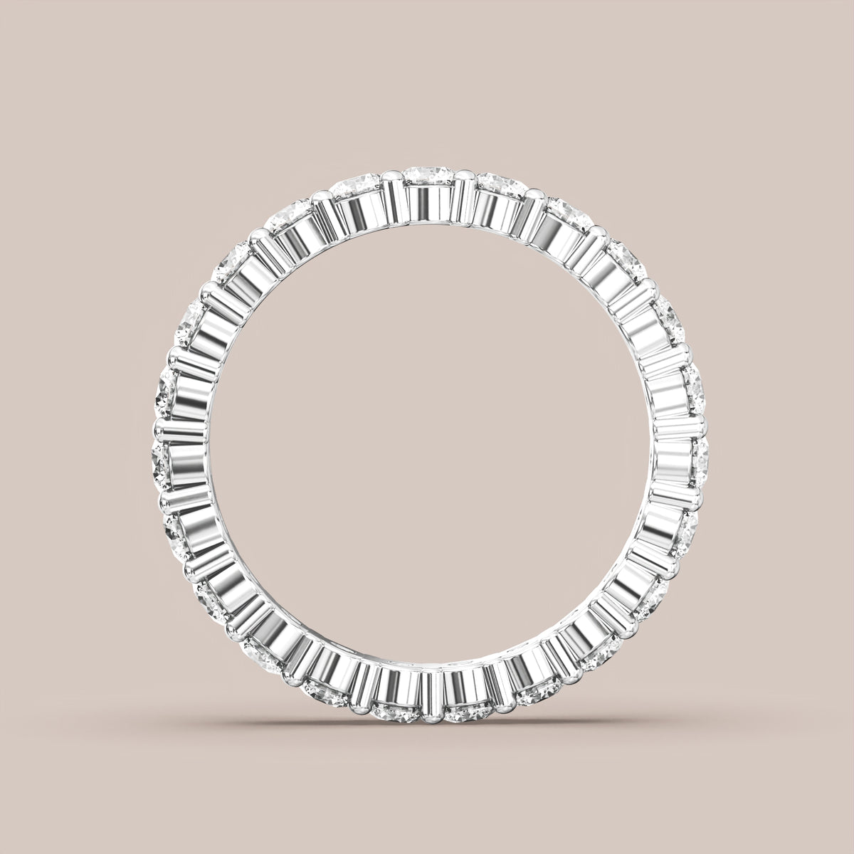 Shared Prong Diamond Band Full Eternity