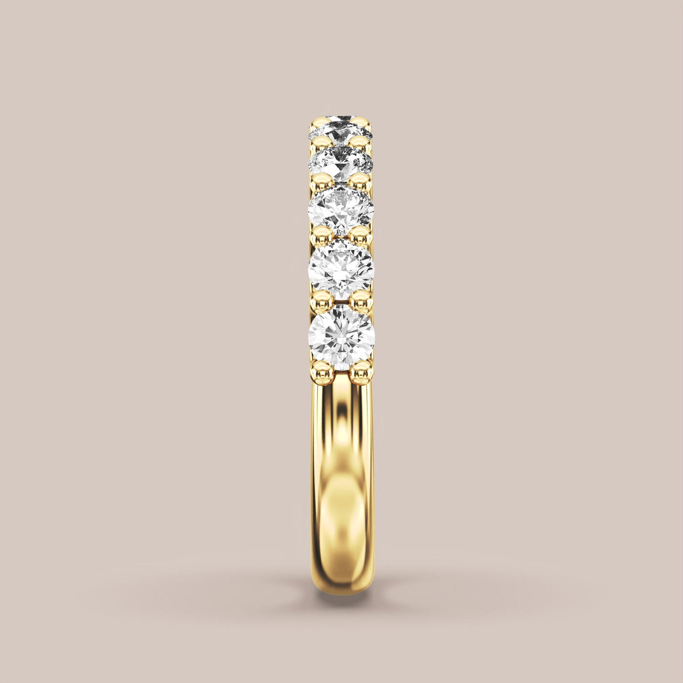 Shared Prong Diamond Band Half Eternity