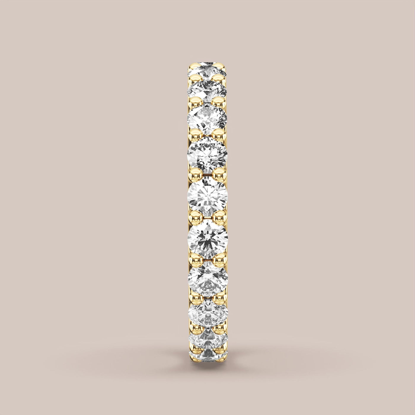 Scallop Diamond Band Full Eternity