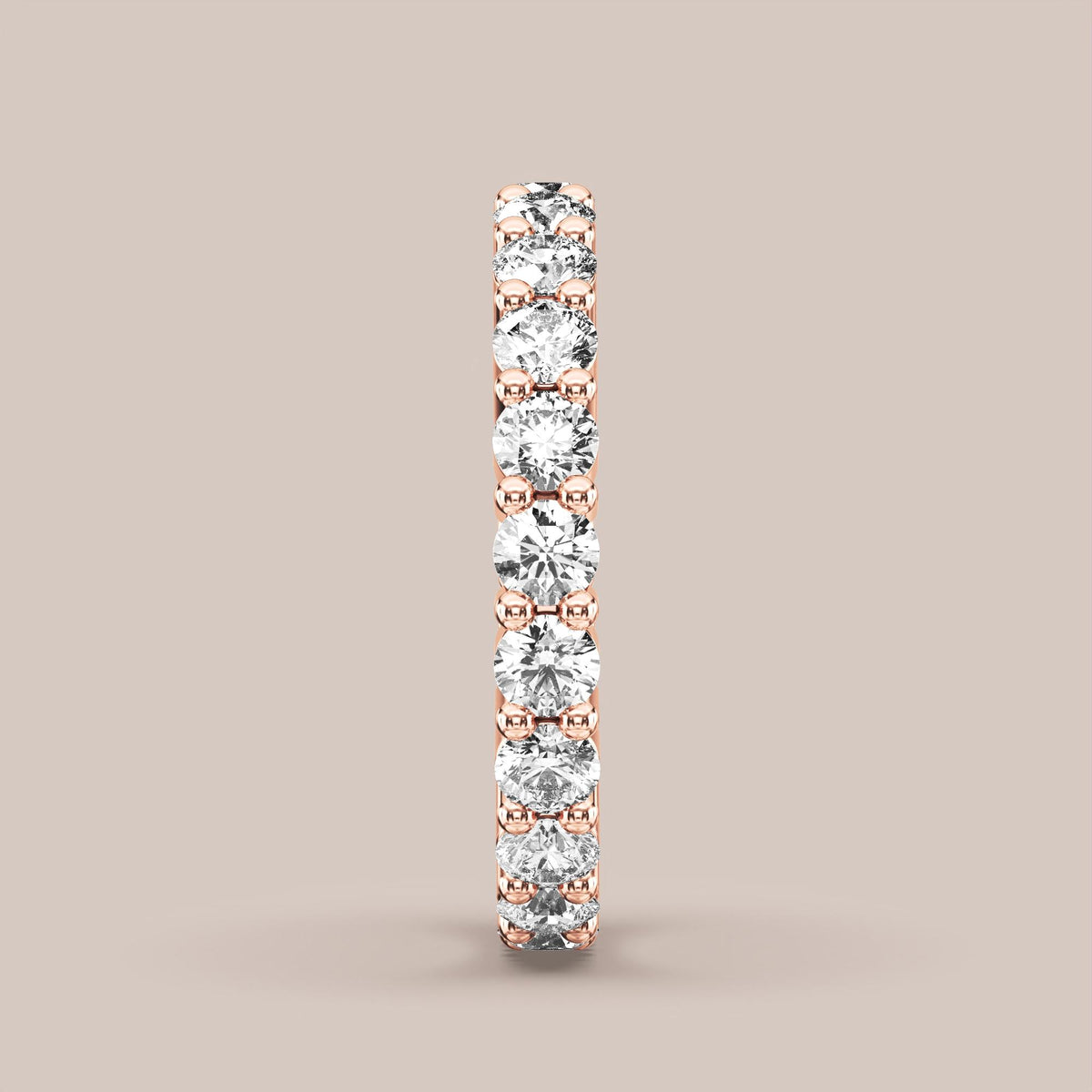 Shared Prong Diamond Band Full Eternity
