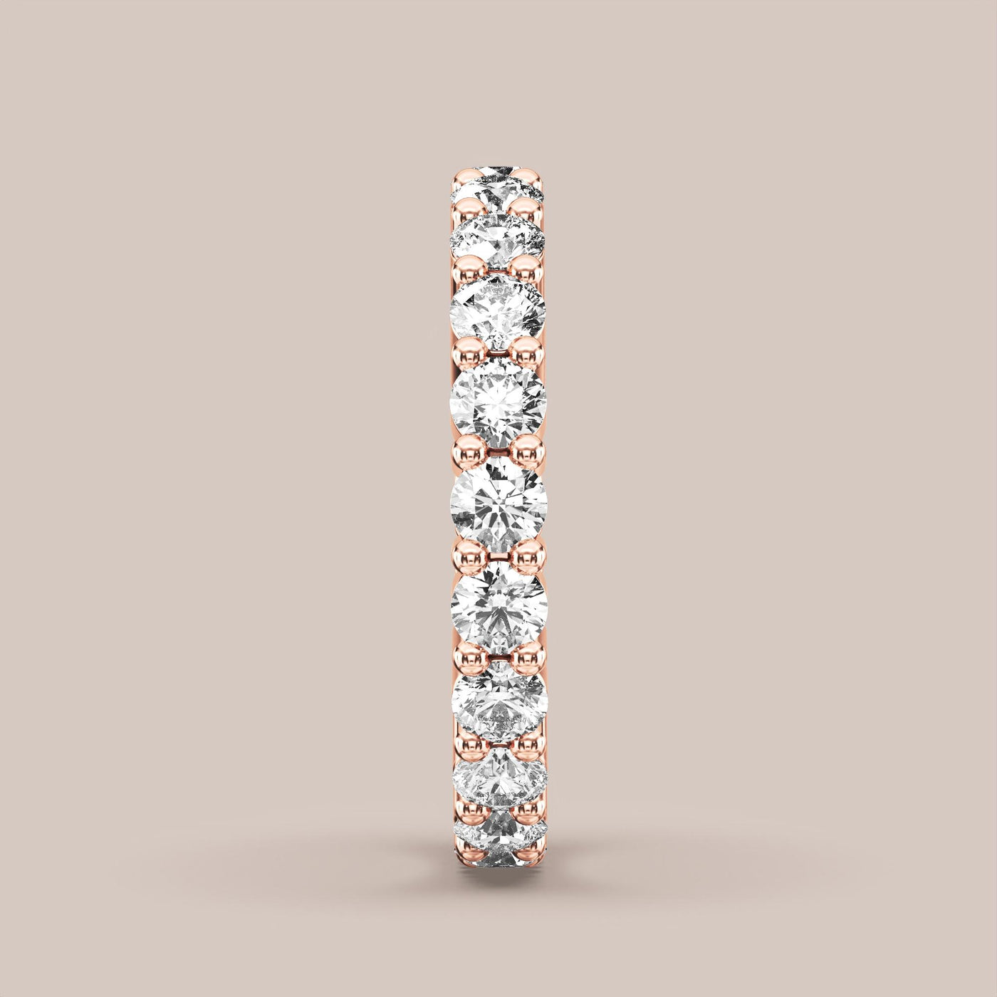 Shared Prong Diamond Band Full Eternity