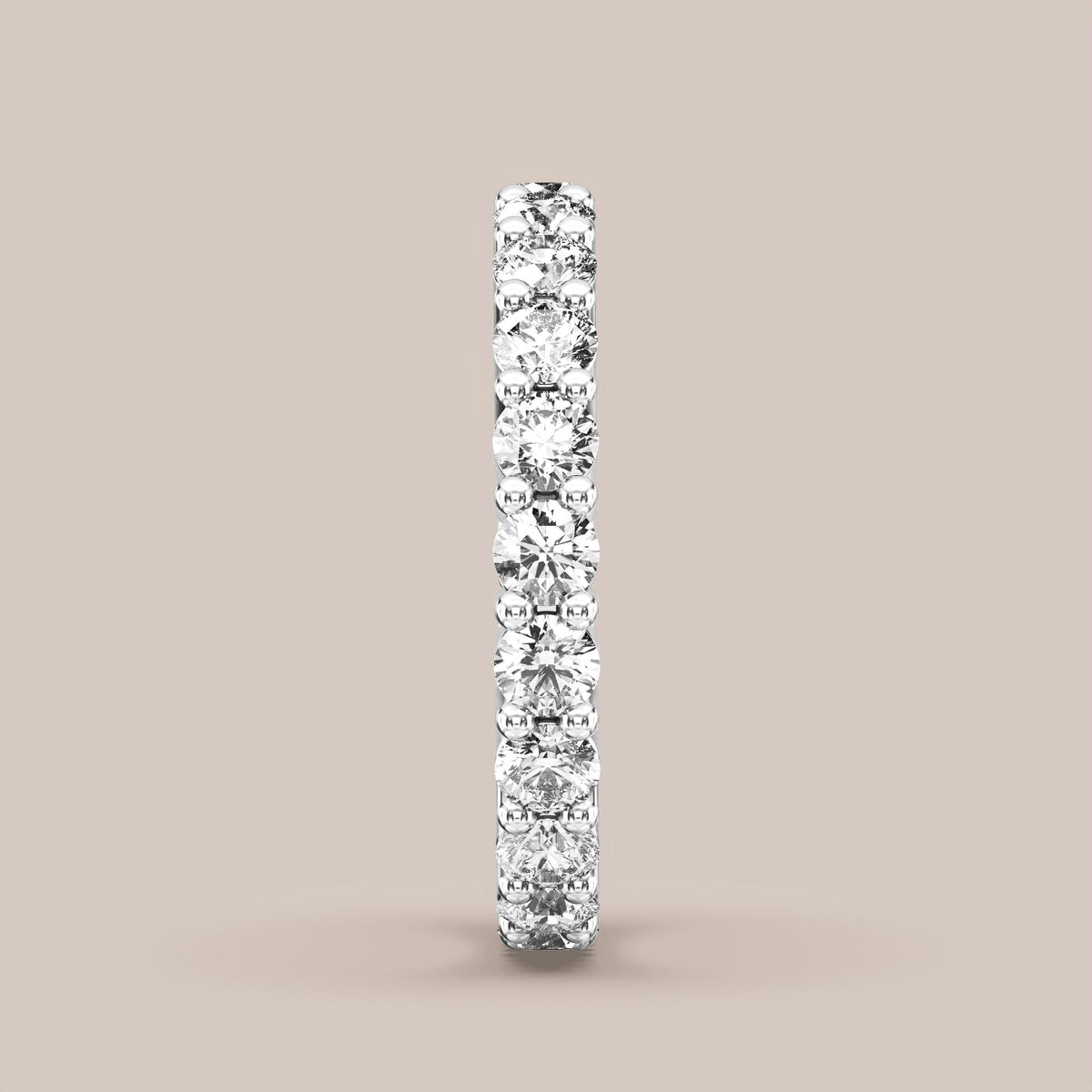 Shared Prong Diamond Band Full Eternity