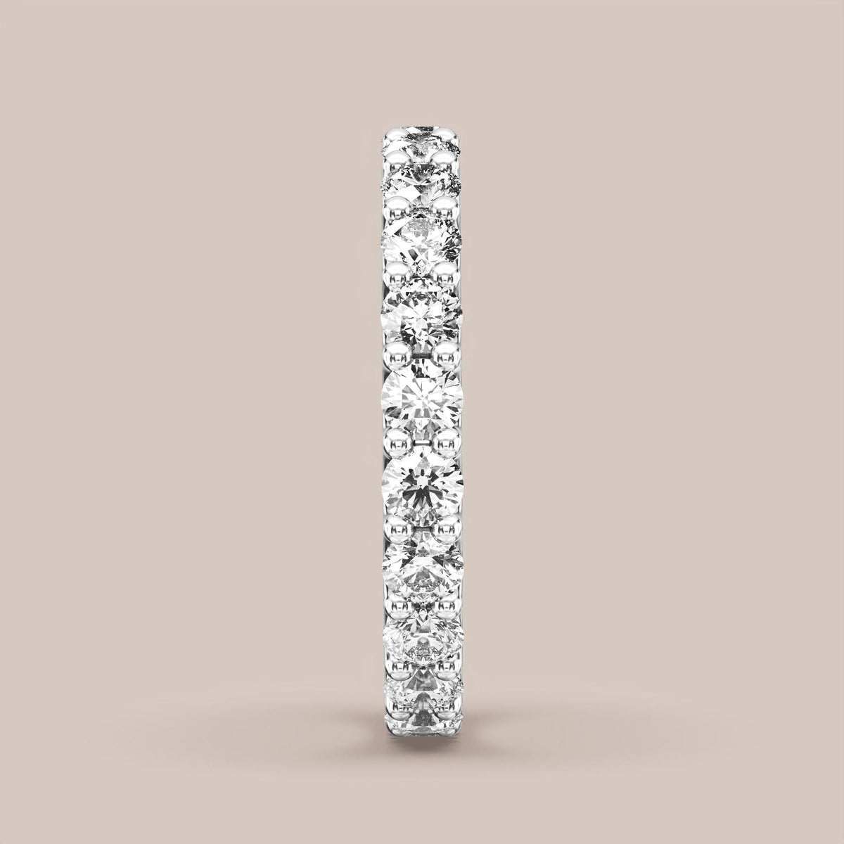 Scallop Diamond Band Full Eternity