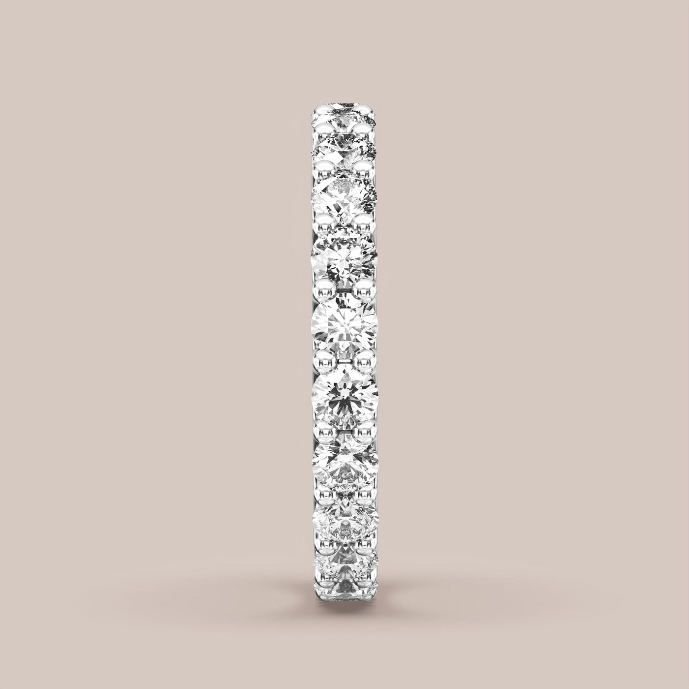 Scallop Diamond Band Full Eternity