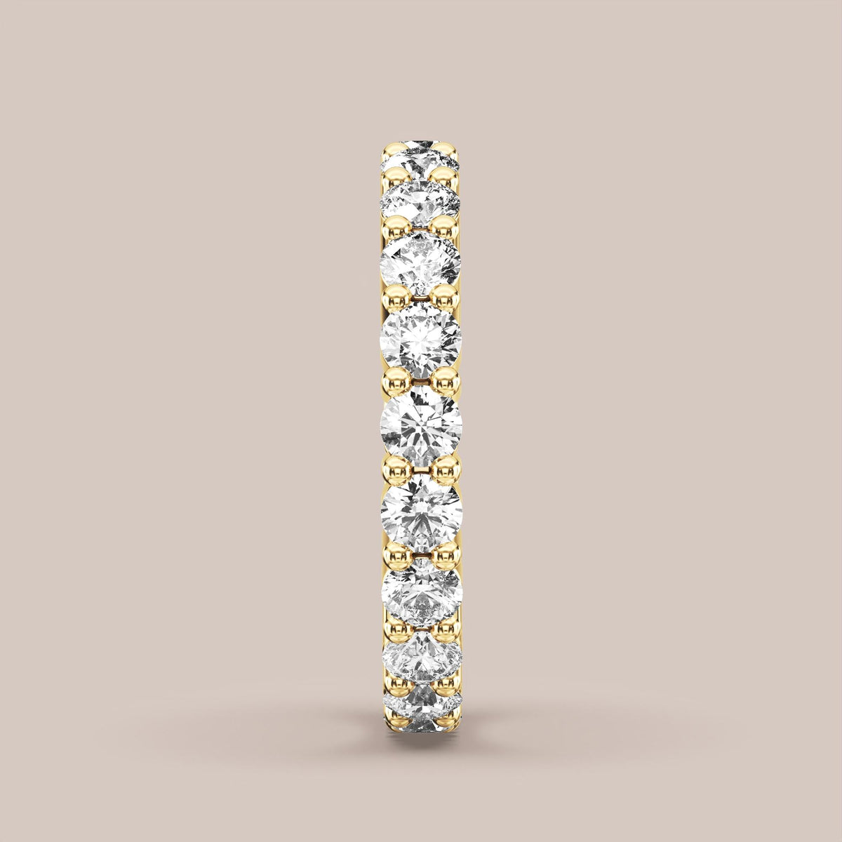 Shared Prong Diamond Band Full Eternity