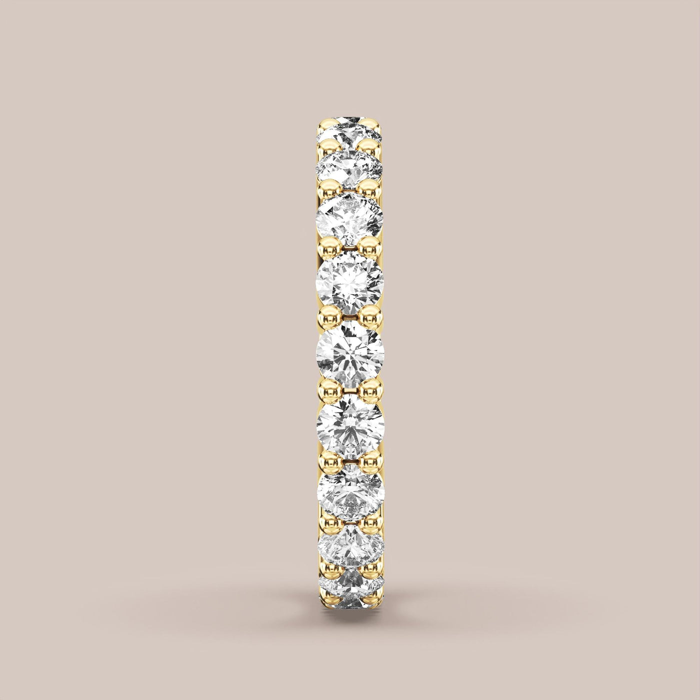 Shared Prong Diamond Band Full Eternity