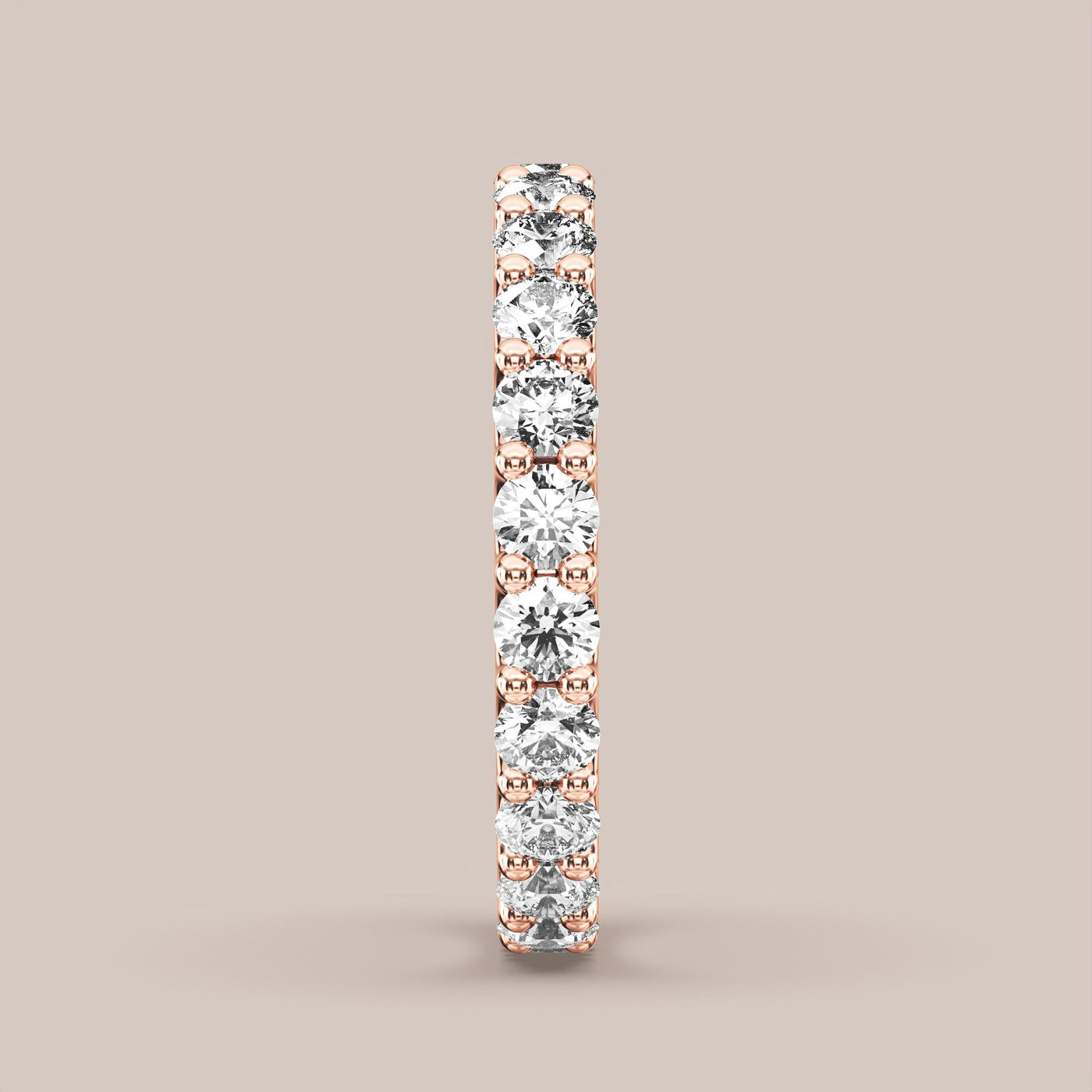 Scallop Diamond Band Full Eternity