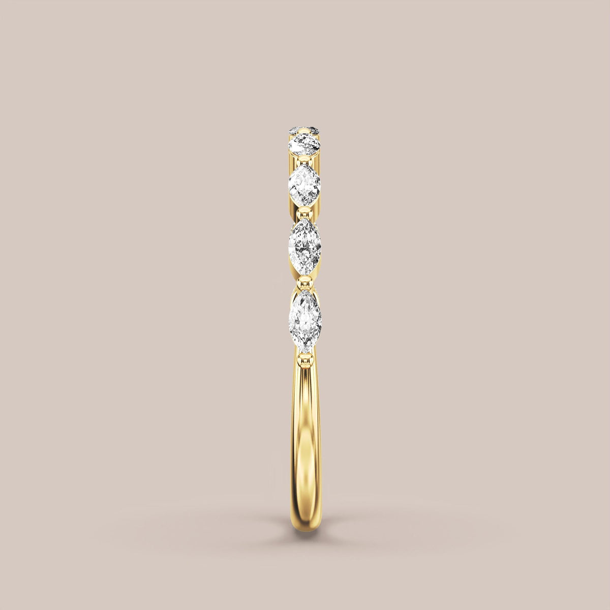 Marquise Diamond Band Half Eternity