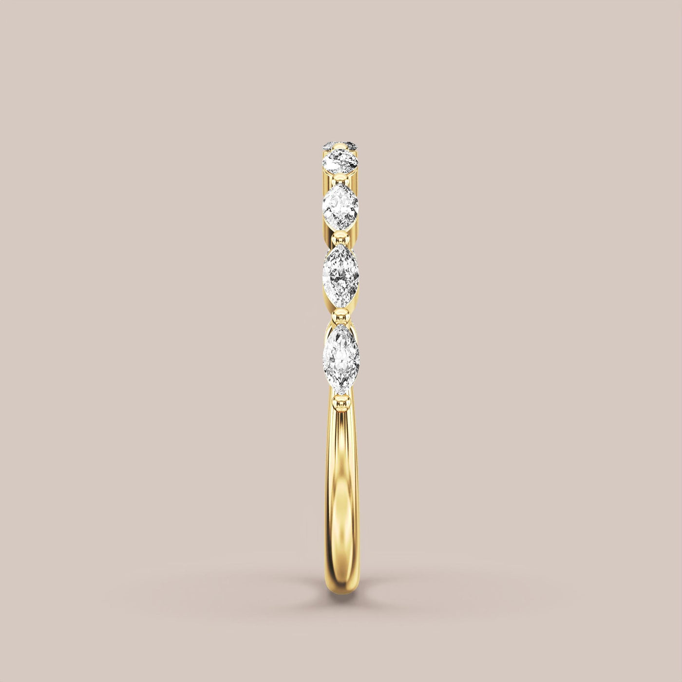 Marquise Diamond Band Half Eternity