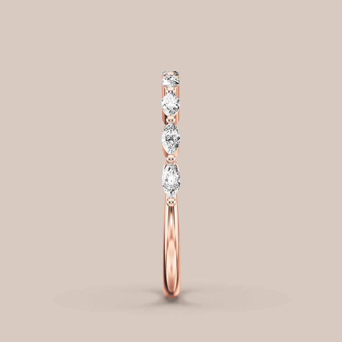 Marquise Diamond Band Half Eternity