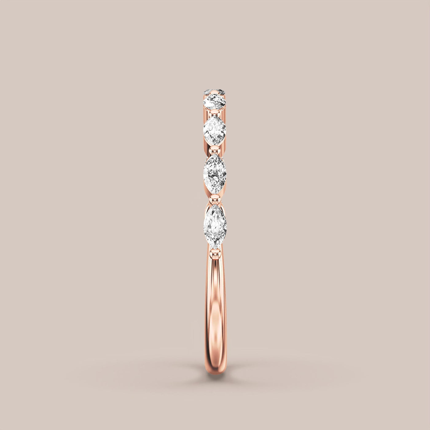 Marquise Diamond Band Half Eternity