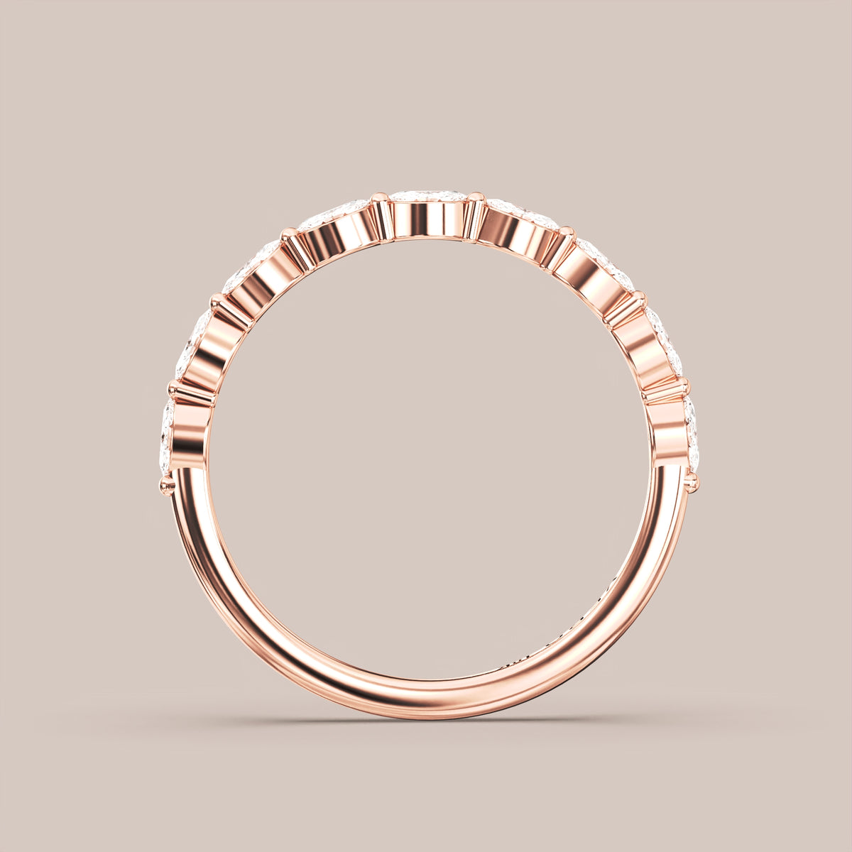 Marquise Diamond Band Half Eternity