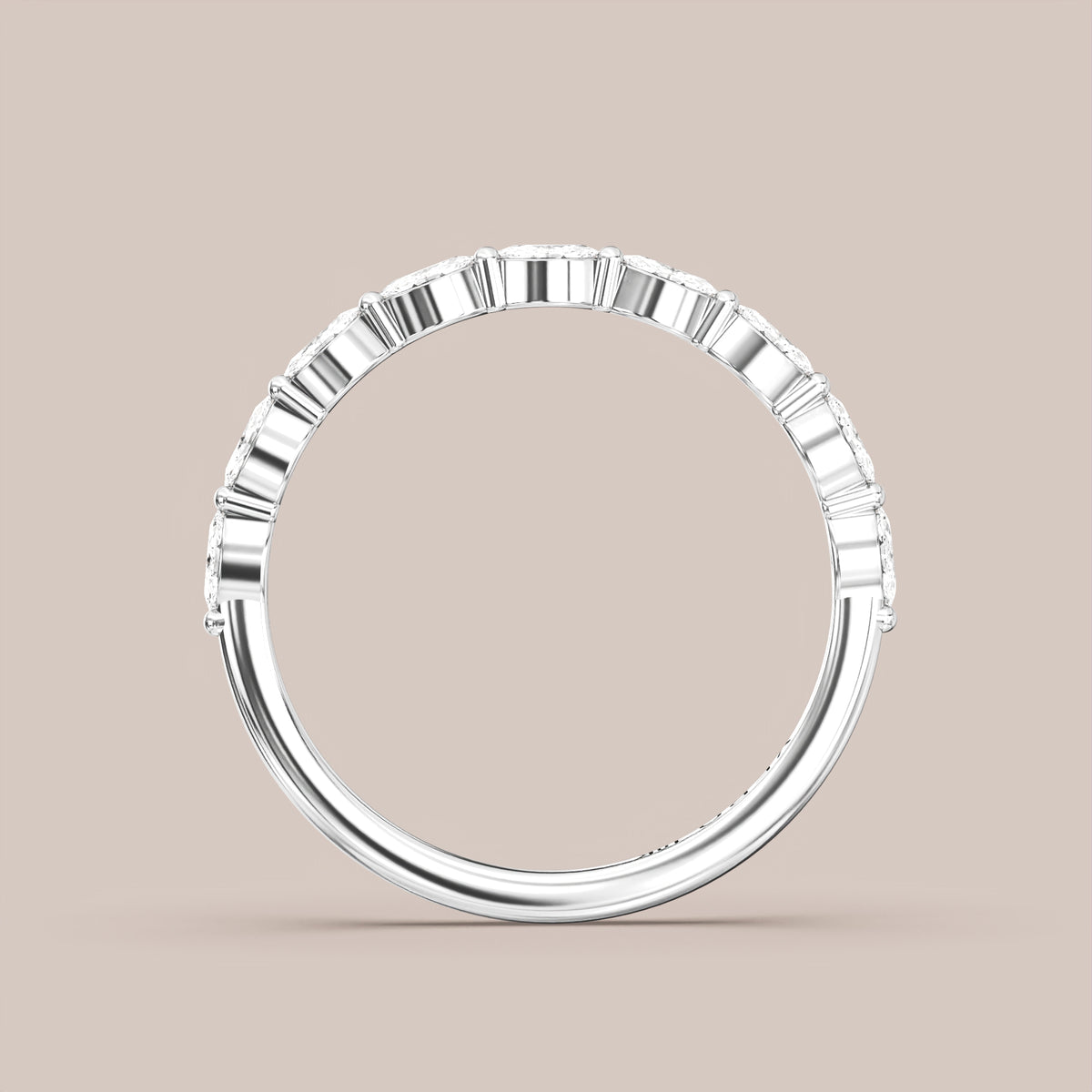 Marquise Diamond Band Half Eternity