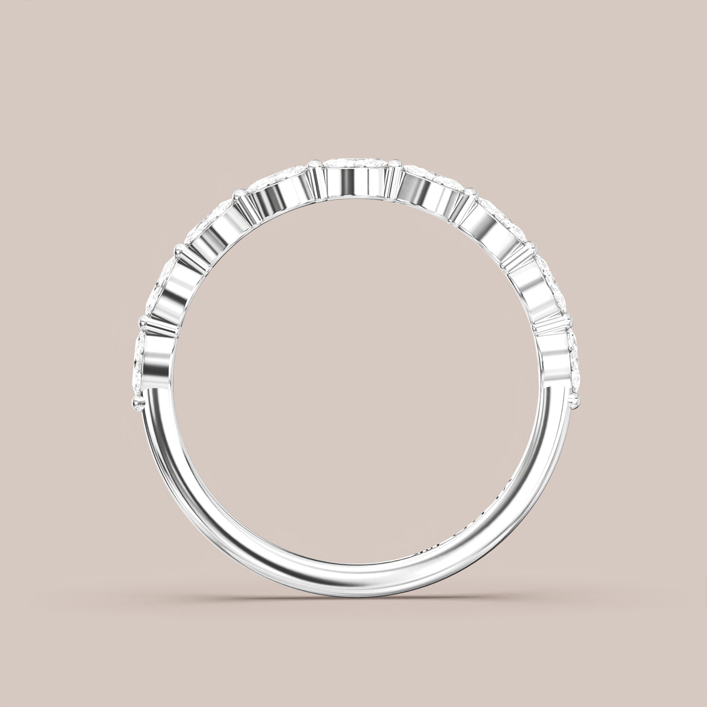 Marquise Diamond Band Half Eternity