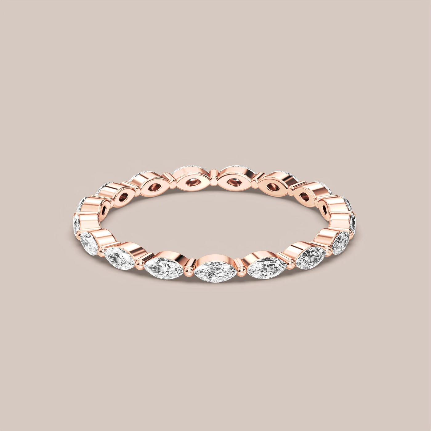 Marquise Diamond Band Full Eternity