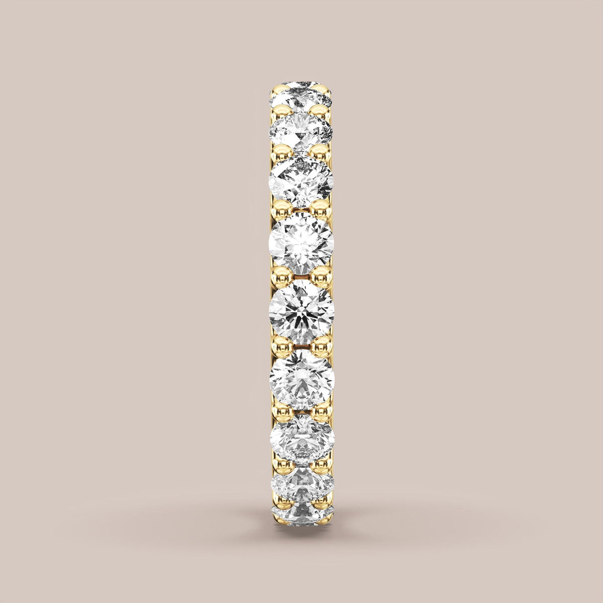 Scallop Diamond Band Full Eternity