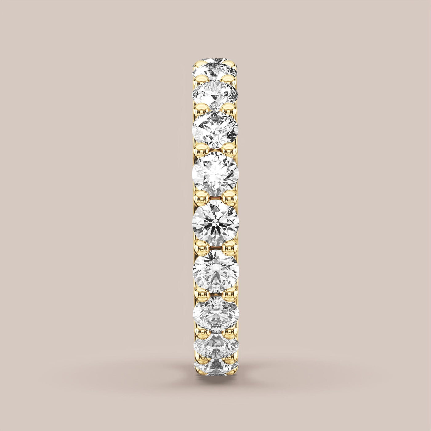 Scallop Diamond Band Full Eternity
