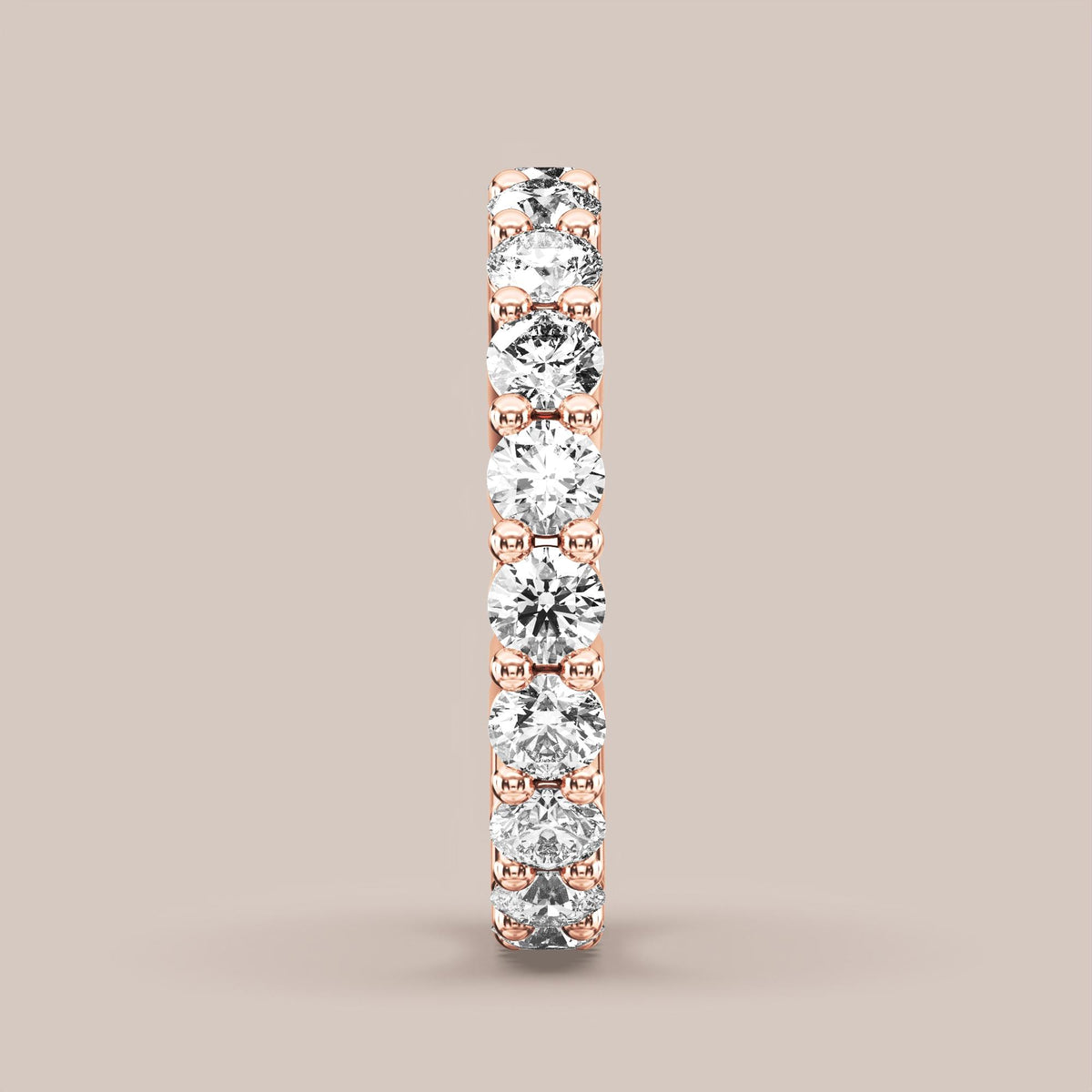 Shared Prong Diamond Band Full Eternity