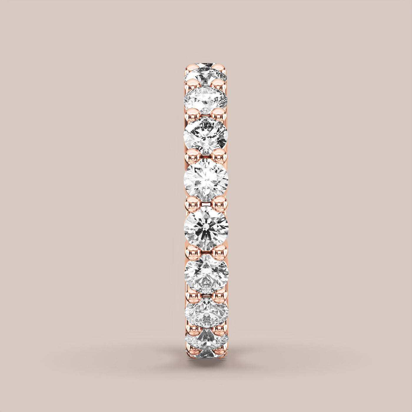 Shared Prong Diamond Band Full Eternity
