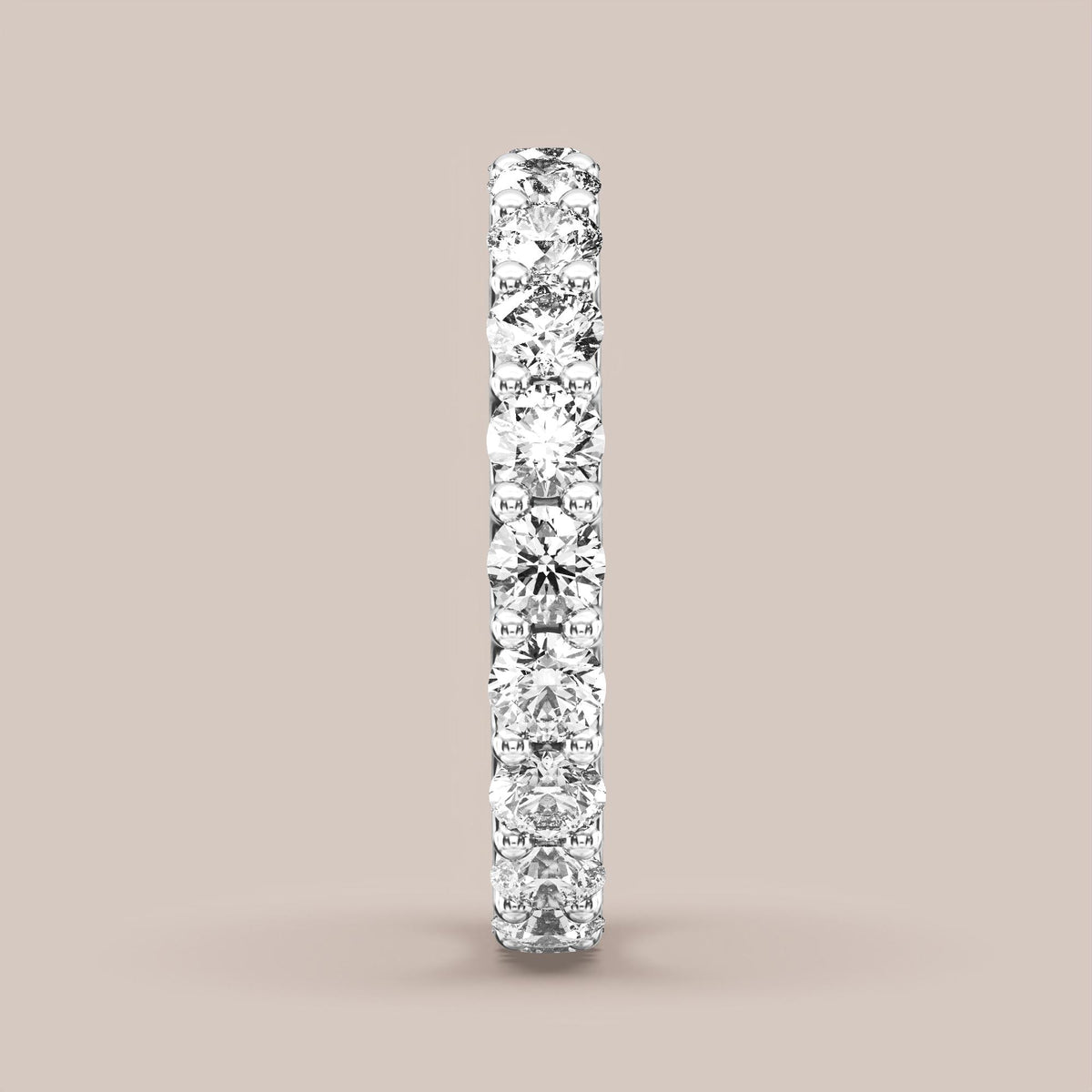 Scallop Diamond Band Full Eternity
