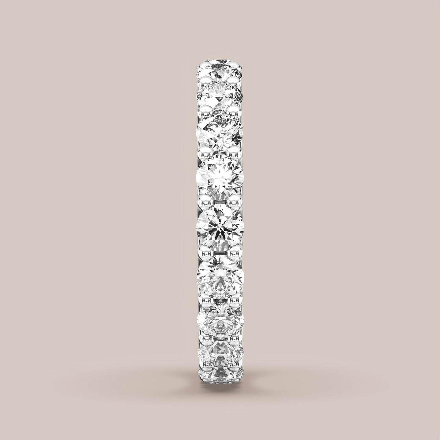 Scallop Diamond Band Full Eternity