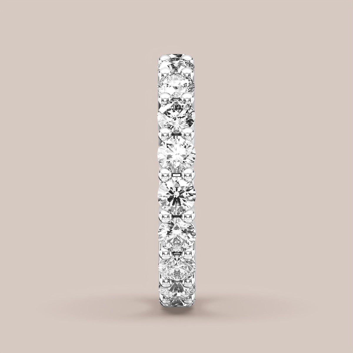Shared Prong Diamond Band Full Eternity