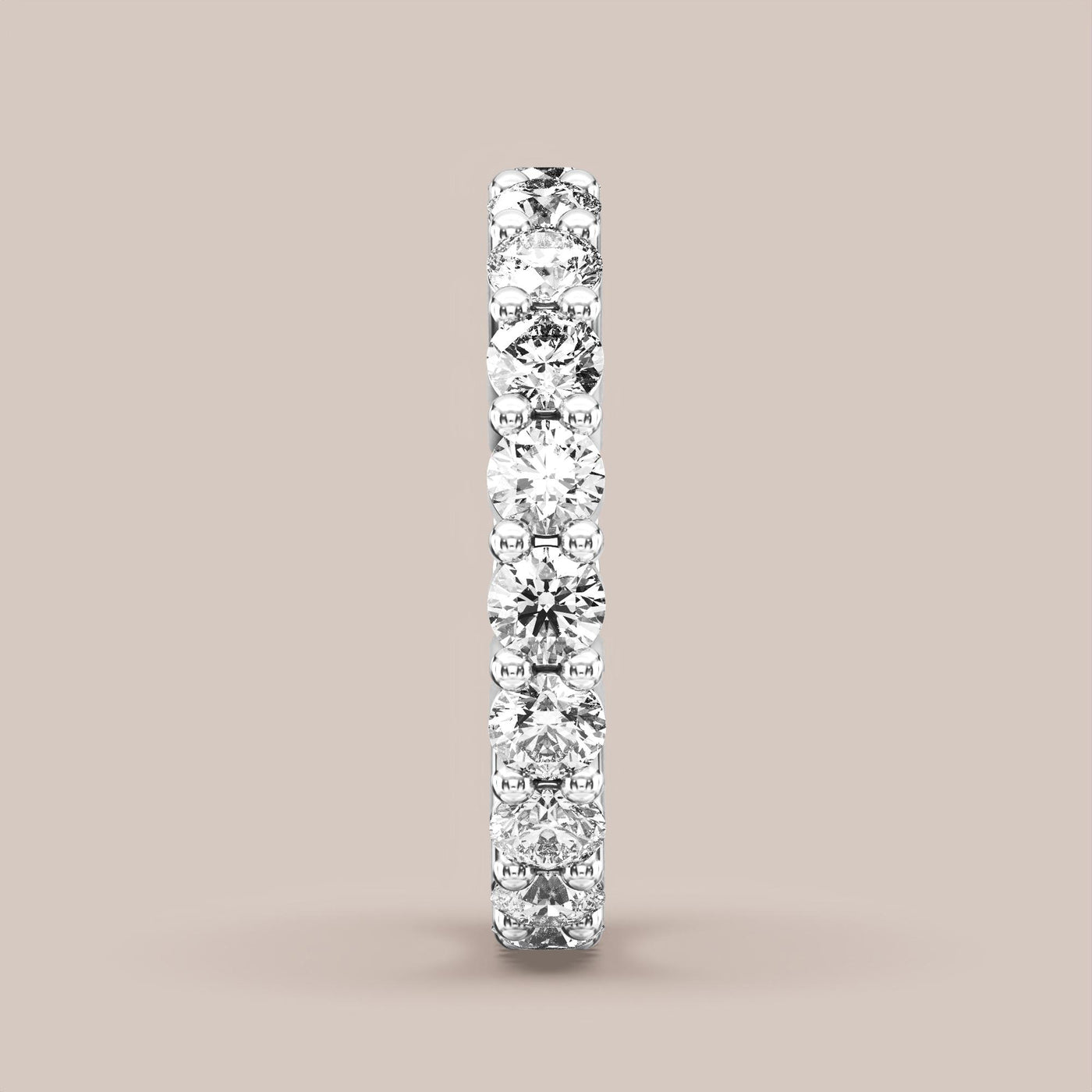 Shared Prong Diamond Band Full Eternity