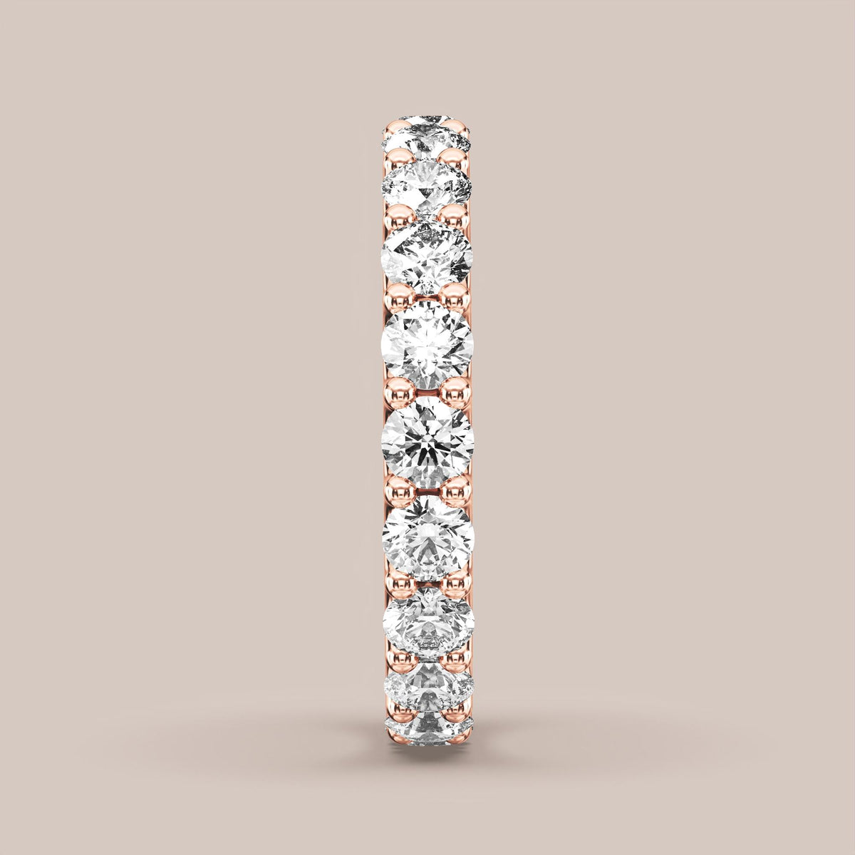 Scallop Diamond Band Full Eternity