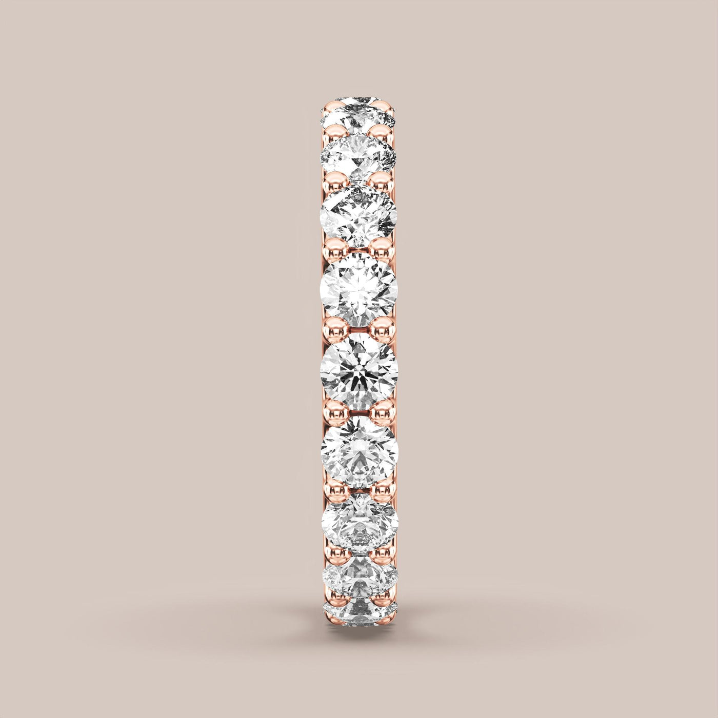 Scallop Diamond Band Full Eternity