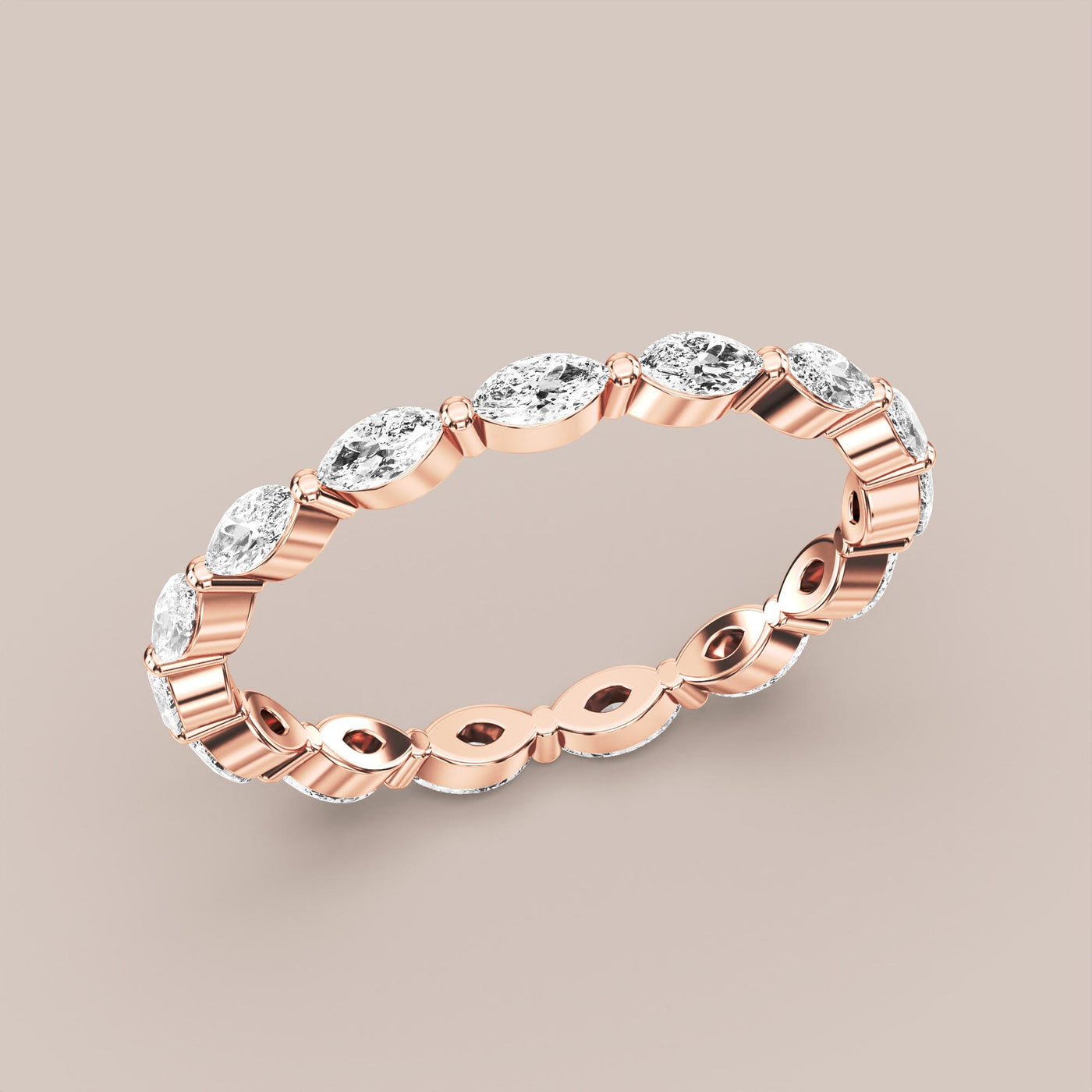 Marquise Diamond Band Full Eternity