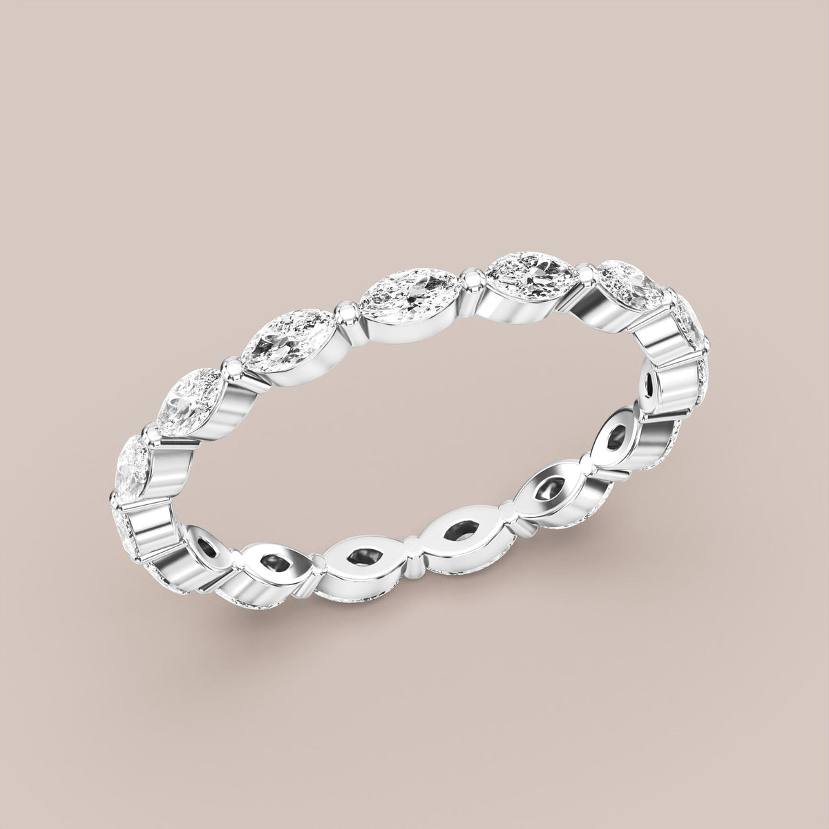 Marquise Diamond Band Full Eternity