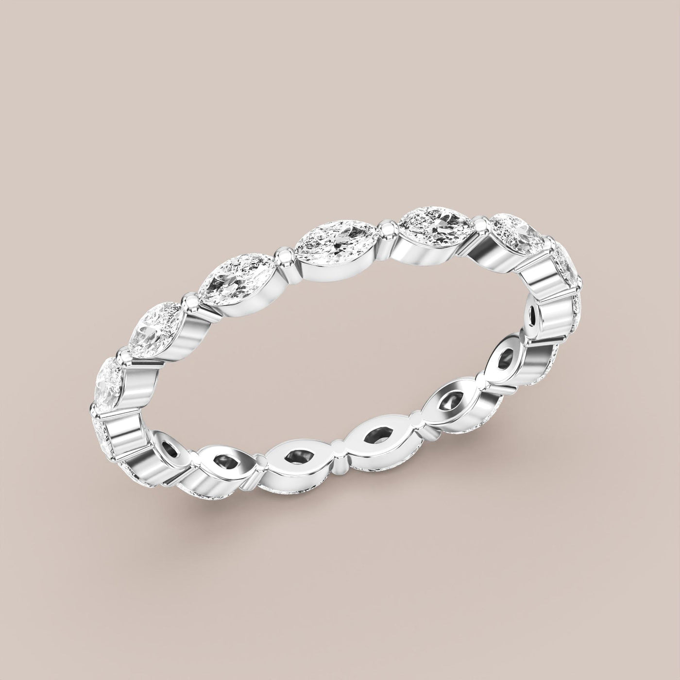 Marquise Diamond Band Full Eternity