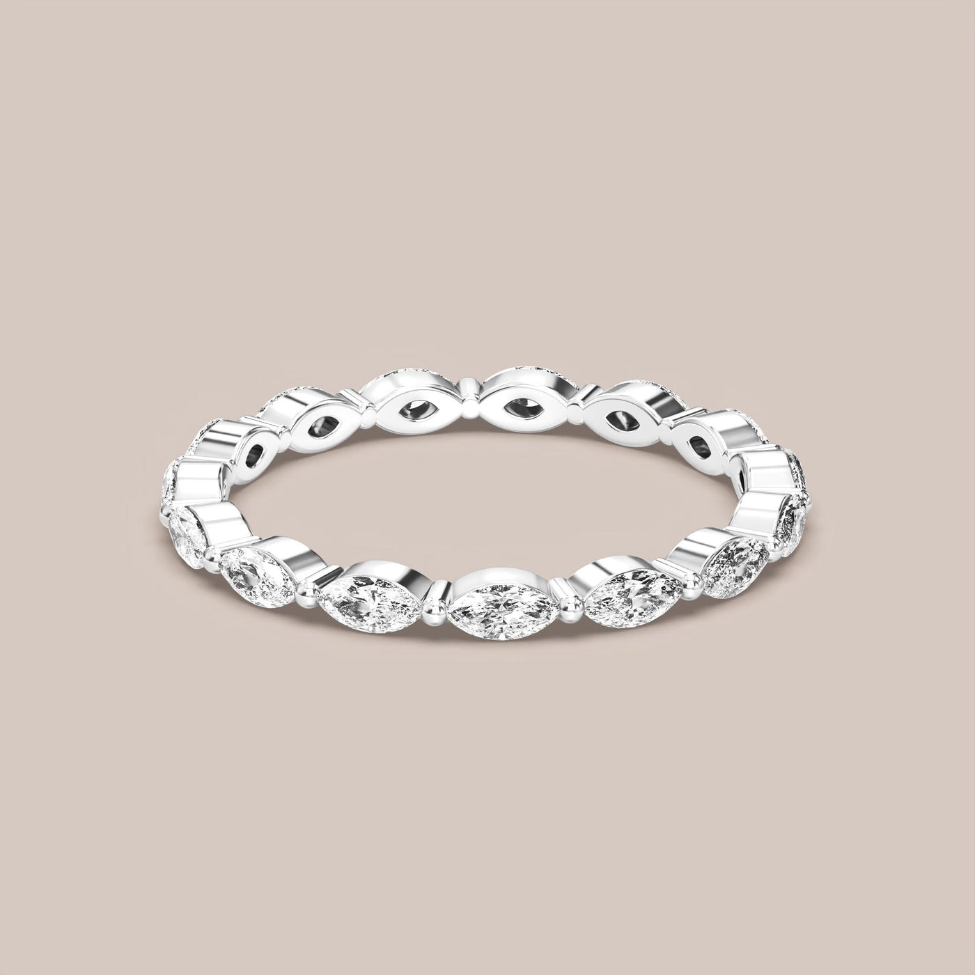Marquise Diamond Band Full Eternity