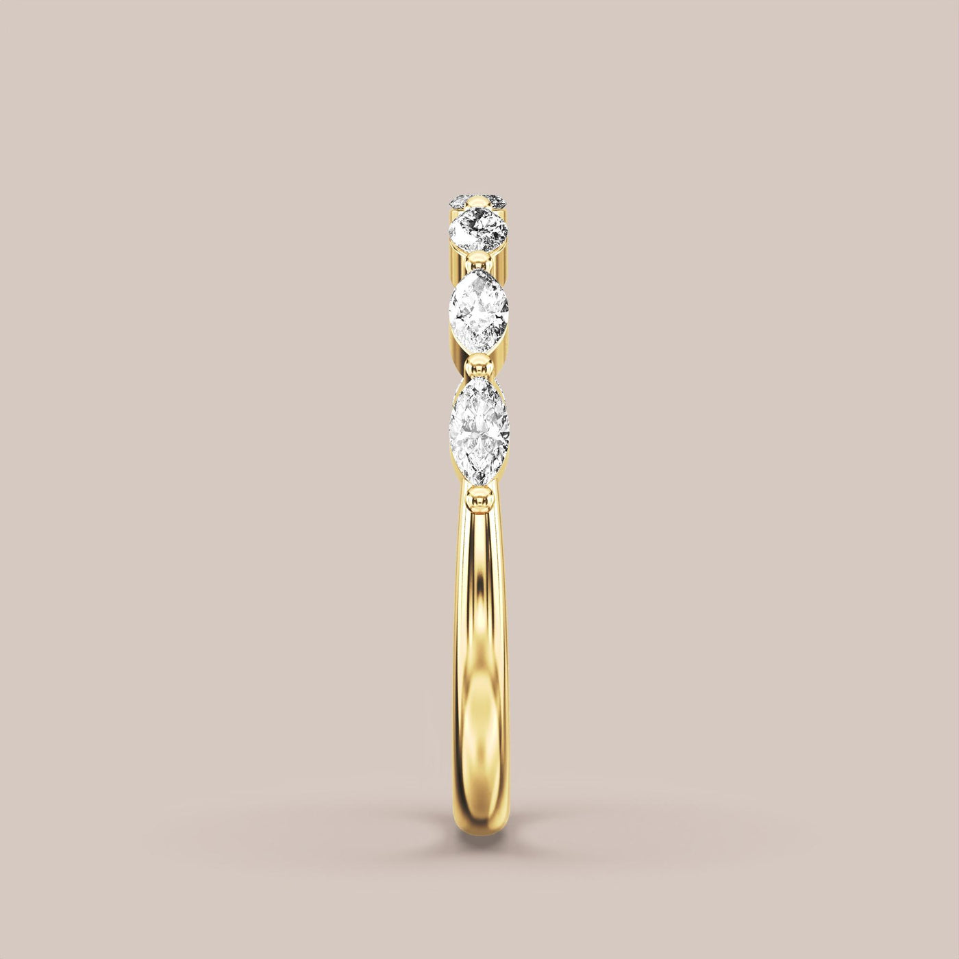 Marquise Diamond Band Half Eternity