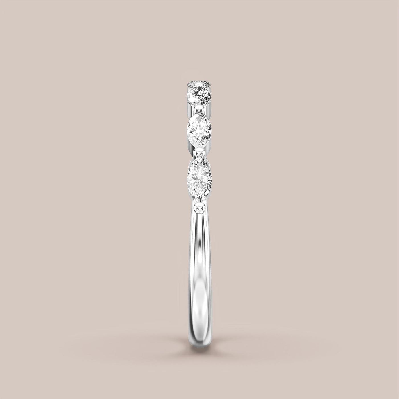 Marquise Diamond Band Half Eternity
