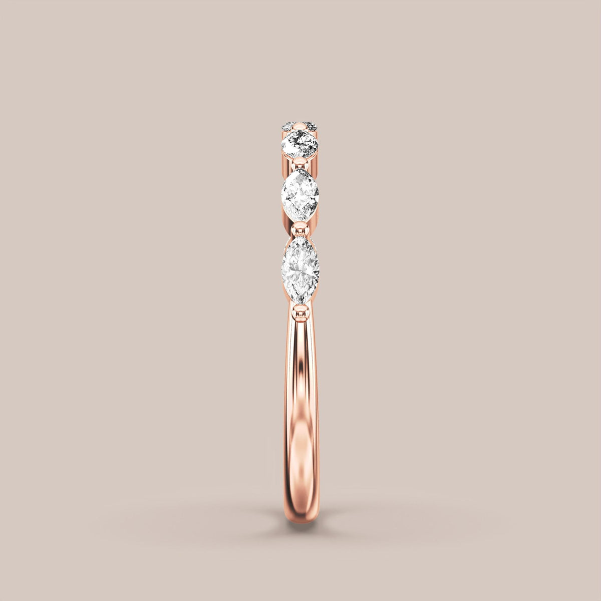 Marquise Diamond Band Half Eternity