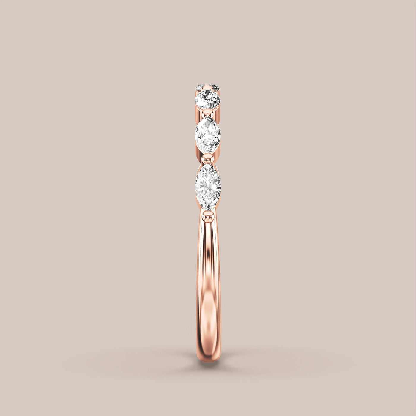 Marquise Diamond Band Half Eternity