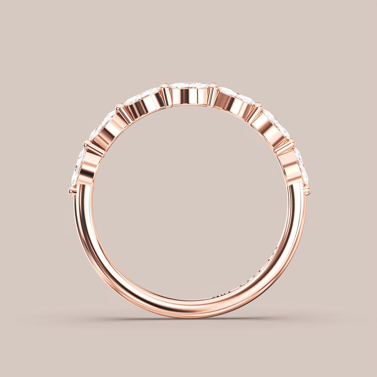 Marquise Diamond Band Half Eternity
