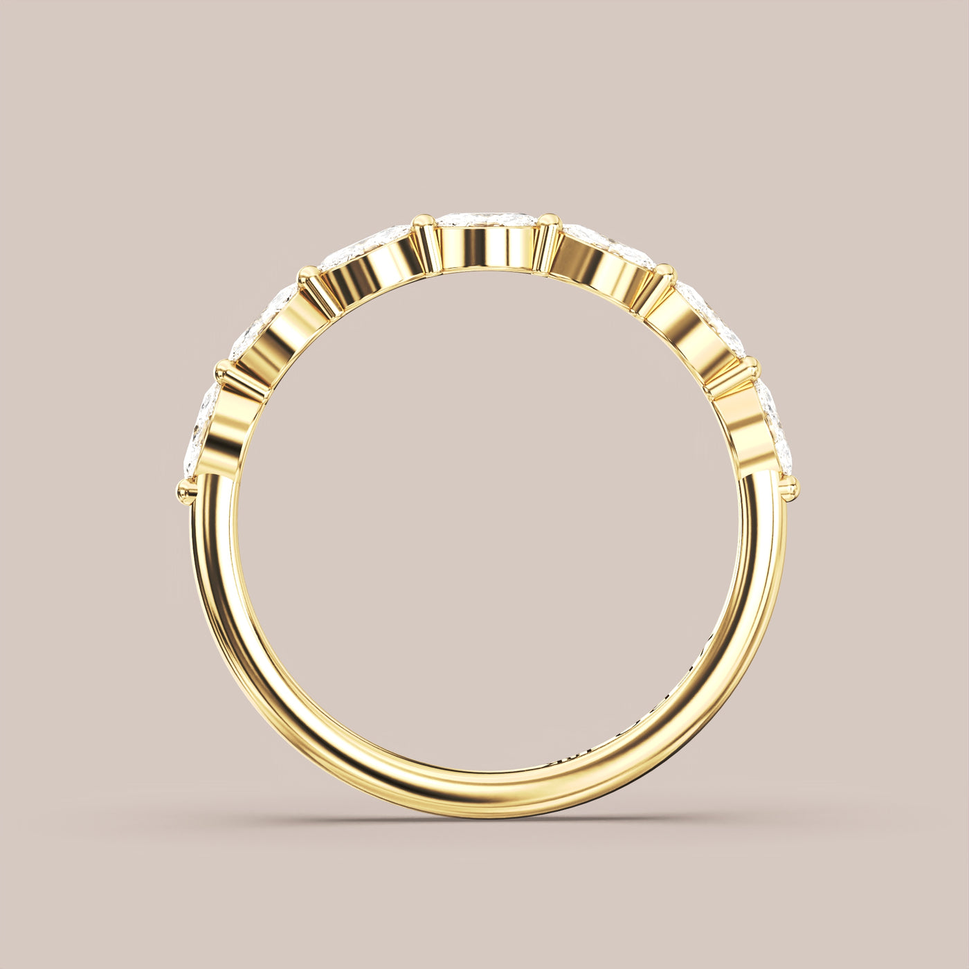 Marquise Diamond Band Half Eternity